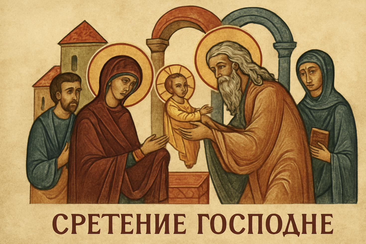 Фото Сретение Господне 2026: открытки к празднику 3